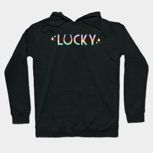 Pastel Rainbow Lucky Horseshoe w/ Sparkles Hoodie